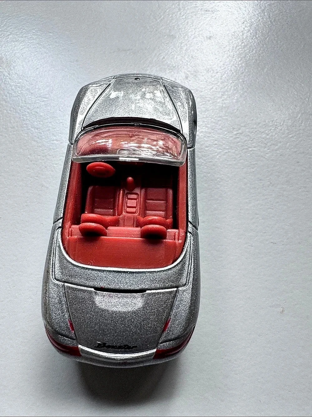 Matchbox Porsche Boxster Silver & Red Die-Cast Car